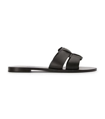 Black Tony Bianco Force Black 1cm Sandals | PHJBT18481