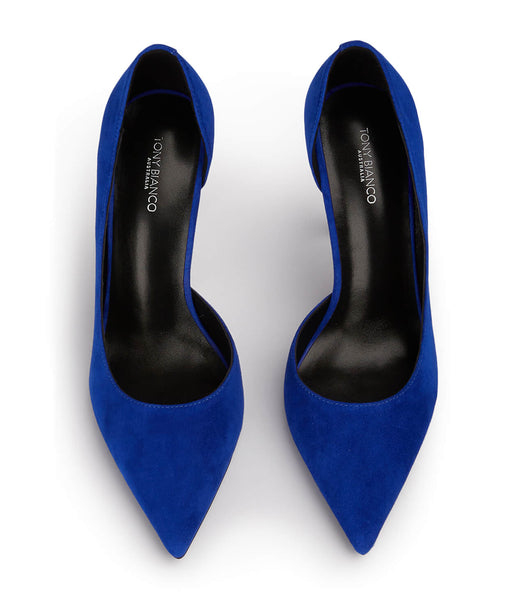 Azure Tony Bianco Alyx Azure Suede 10.5cm Event Heels | EPHVG57989