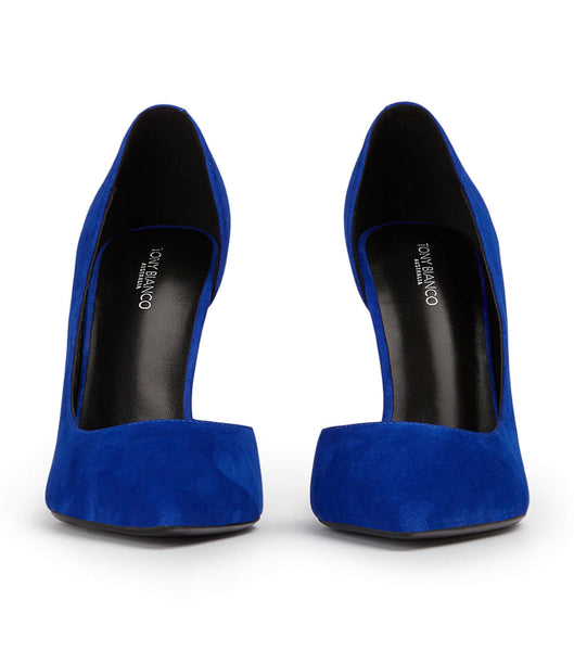 Azure Tony Bianco Alyx Azure Suede 10.5cm Event Heels | EPHVG57989