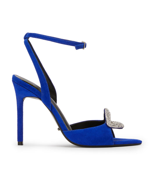 Azure Tony Bianco Moshi Azure Suede 10.5cm Event Heels | MPHHR37379