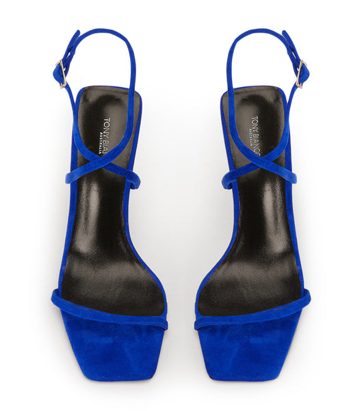 Azure Tony Bianco Naxos Azure Suede 10.5cm Stiletto Heels | PHICD45923