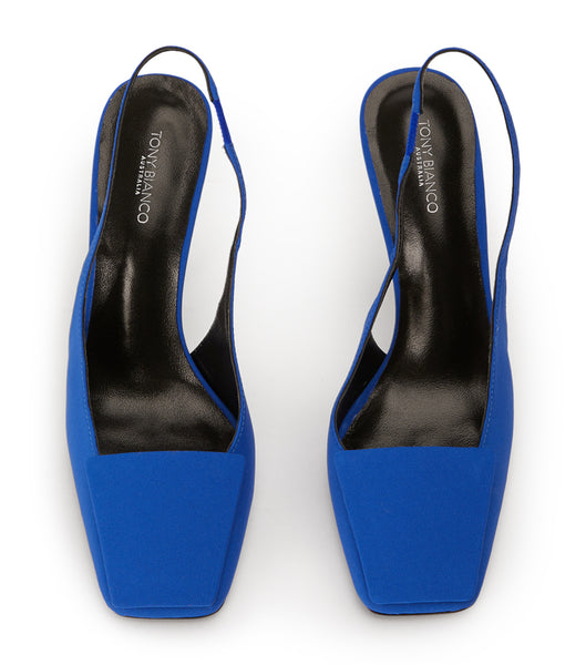 Azure Tony Bianco Rue Azure Crepe 10.5cm Event Heels | MPHHR90373