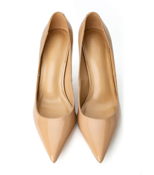 Beige Tony Bianco Anja Nude Patent 10.5cm Event Heels | PHNEJ90560