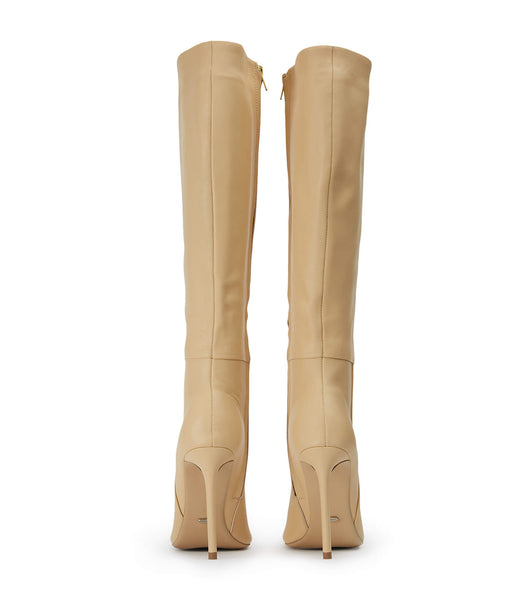 Beige Tony Bianco Apollo Butter Nappa 10.5cm Mid Calf Boots | PHQAV25898