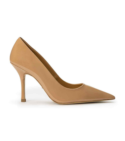 Beige Tony Bianco Kysaia Nude Patent 9.5cm Stiletto Heels | QPHWA54166