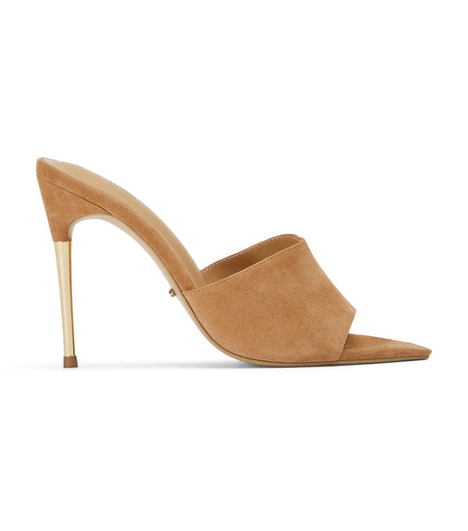 Beige Tony Bianco Maximus Butterscotch Suede 10.5cm Stiletto Heels | BPHSO30093