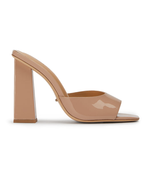 Beige Tony Bianco Naja Coco Patent 10.5cm Event Heels | PHICD37074