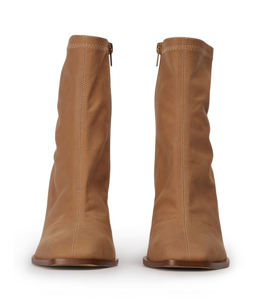 Beige Tony Bianco Rover Caramel Diesel 8.5cm Heeled Boots | PHJBT63210