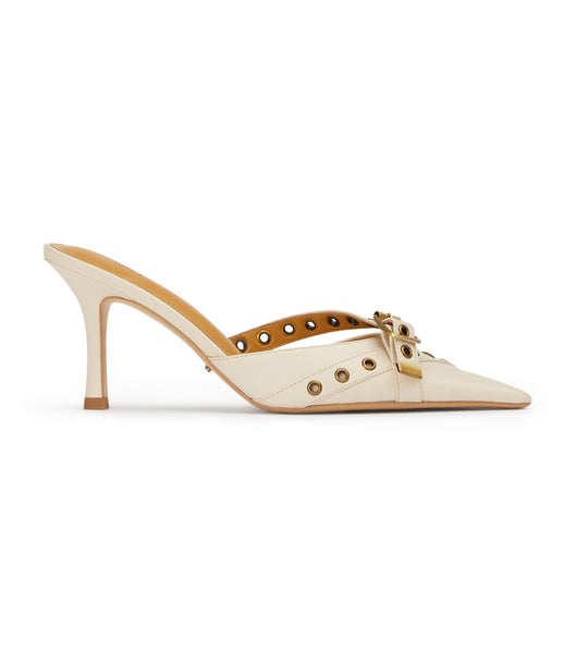 Beige Tony Bianco Savoir Bone Venice 8cm Low Heels | DPHKV13899