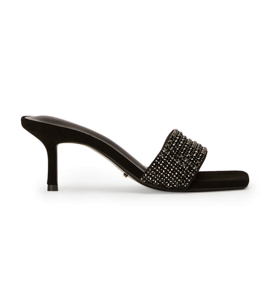 Black Tony Bianco Amos Black Crystal/Black Suede 6.5cm Event Heels | DPHKV17504