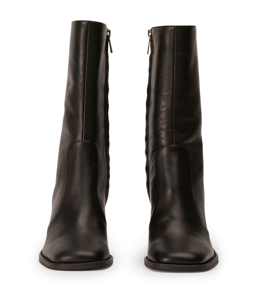 Black Tony Bianco Atlanta Black Venice 8.5cm Heeled Boots | PHJZR40325