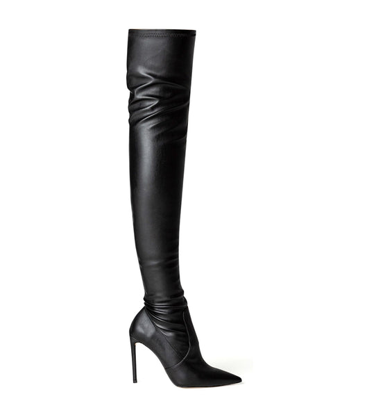 Black Tony Bianco Avah Black Venezia 10.5cm Stiletto Boots | PHIIZ61071