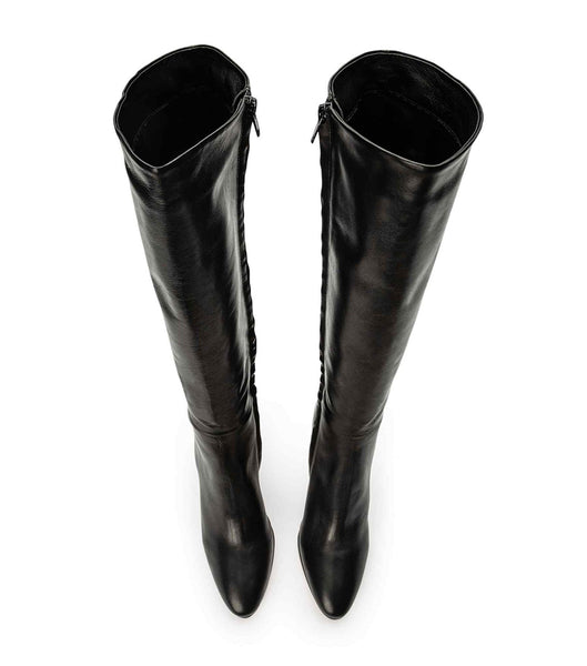 Black Tony Bianco Bellez Black Venice 9.5cm Mid Calf Boots | PHQCS10400