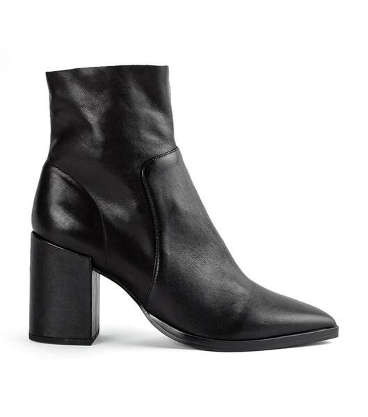 Black Tony Bianco Brazen Black Luxe 8.5cm Ankle Boots | PHNEJ46891