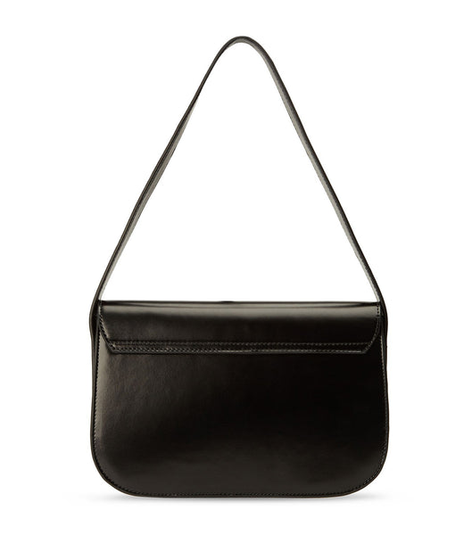 Black Tony Bianco Cecil Black Leather Shoulder Bag Accessories | TPHPQ75422