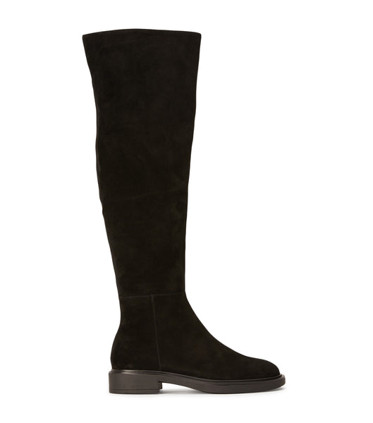 Black Tony Bianco Chasey Black Suede 4.5cm Knee High Boots | PHCVG12723