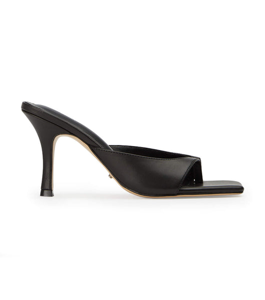 Black Tony Bianco Crystle Black Como 8.5cm Low Heels | UPHND13326