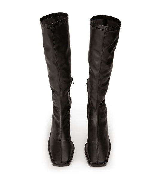 Black Tony Bianco Damon Black Venezia 7.5cm Knee High Boots | BPHSD72030