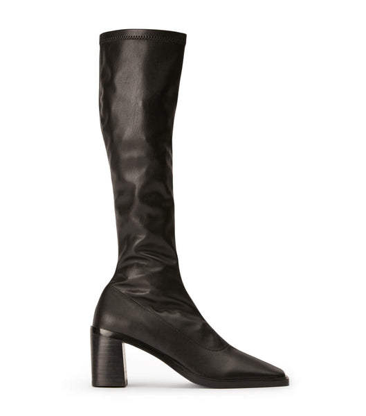 Black Tony Bianco Damon Black Venezia 7.5cm Mid Calf Boots | PHJVR78749