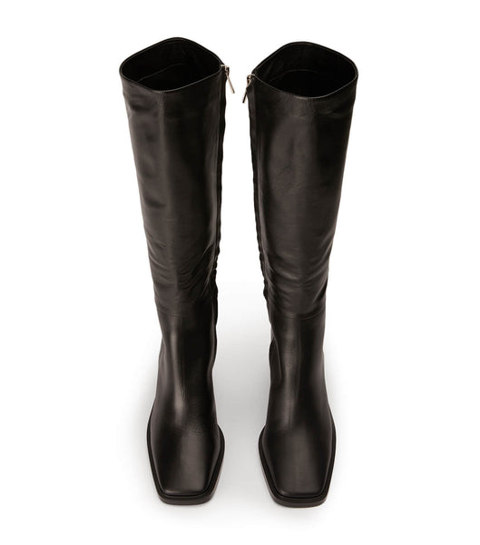 Black Tony Bianco Darby Black Venice 7.5cm Mid Calf Boots | EPHHC96163