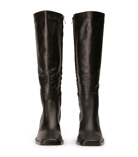 Black Tony Bianco Darby Black Venice 7.5cm Mid Calf Boots | EPHHC96163