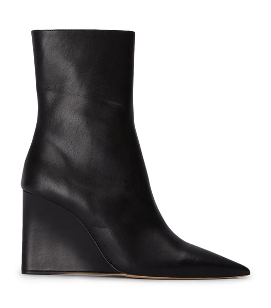 Black Tony Bianco Dasha Black Como 9.5cm Heeled Boots | ZPHNQ85602