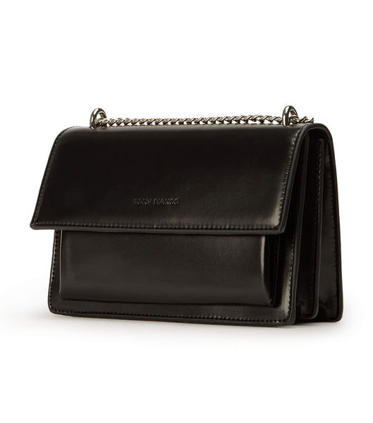 Black Tony Bianco Desire Black Leather Cross Body Bag Accessories | PHNZX83580