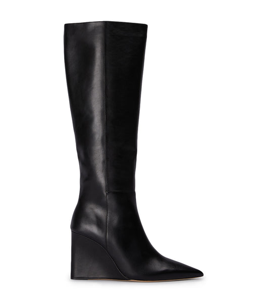 Black Tony Bianco Drake Black Como 9.5cm Mid Calf Boots | GPHEC74806