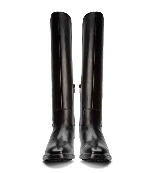 Black Tony Bianco Eleanor Black Como 4cm Knee High Boots | BPHSO23592