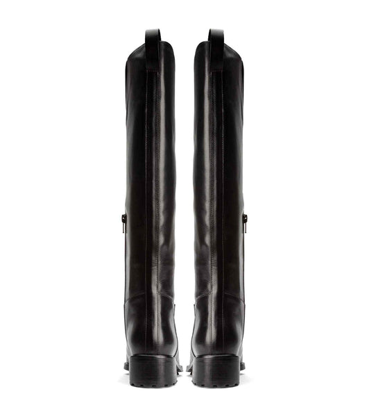 Black Tony Bianco Eleanor Black Como 4cm Knee High Boots | BPHSO23592