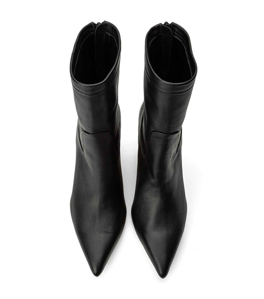 Black Tony Bianco Ellie Black Nappa 8.5cm Ankle Boots | LPHSX73142