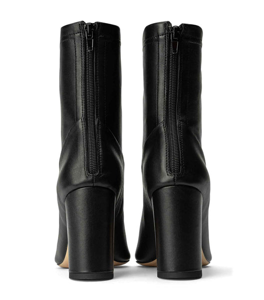 Black Tony Bianco Ellie Black Nappa 8.5cm Heeled Boots | PHDYB91211