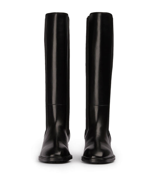 Black Tony Bianco Emrata Black Como 4cm Mid Calf Boots | BPHSO63873