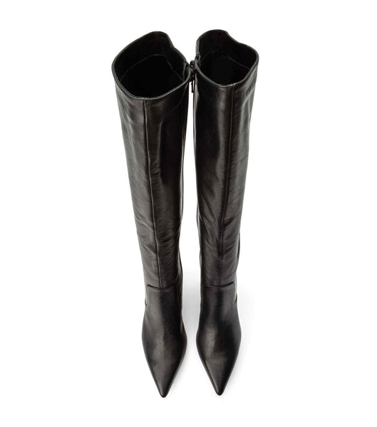 Black Tony Bianco Epic Black Venice 8.5cm Heeled Boots | BPHSO44546