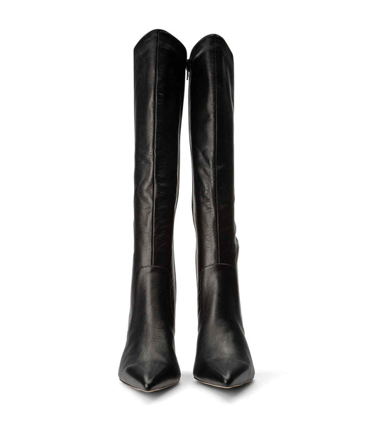 Black Tony Bianco Epic Black Venice 8.5cm Heeled Boots | BPHSO44546