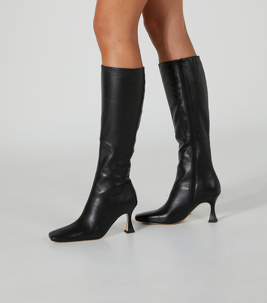 Black Tony Bianco Fantasy Black Venice 8cm Heeled Boots | EPHVG22409