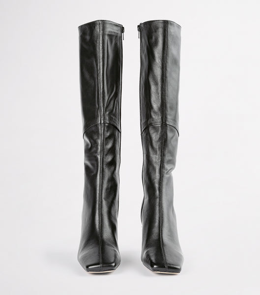 Black Tony Bianco Fantasy Black Venice 8cm Mid Calf Boots | PHQCS97325