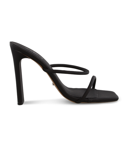 Black Tony Bianco Florence Black Galaxy 11cm Block Heels | DPHKV70260