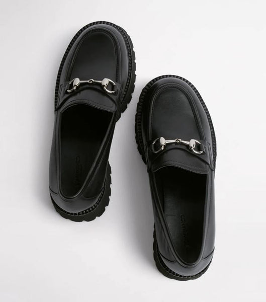 Black Tony Bianco Greer Black Como 4cm Loafers | XPHGW58240