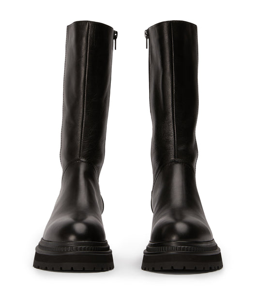 Black Tony Bianco Hahn Black Como 5.5cm Knee High Boots | PHCIF59864