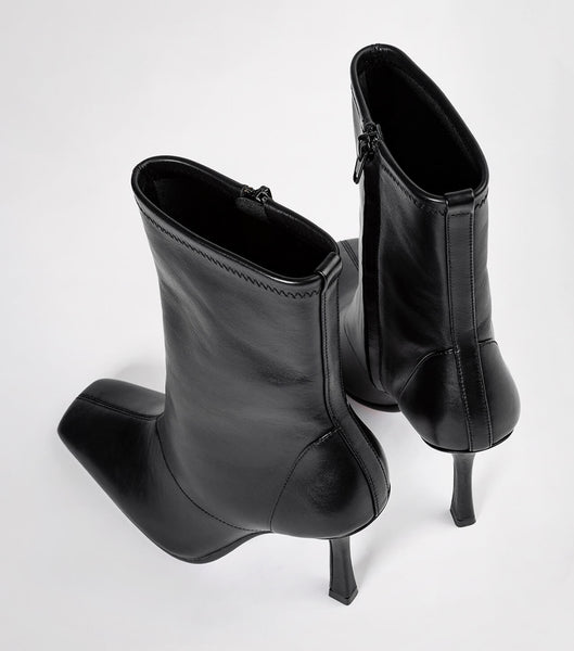 Black Tony Bianco Halsey Black Como 10.5cm Ankle Boots | APHWC11734