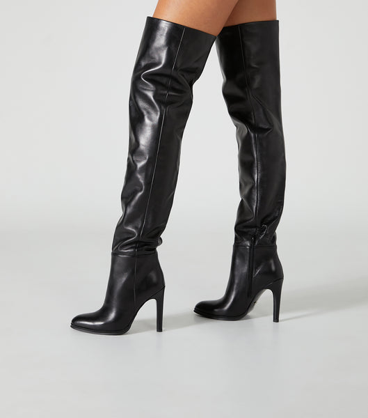 Black Tony Bianco Hero Black Como 10.5cm Heeled Boots | PHXBR28666