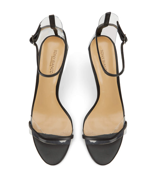 Black Tony Bianco Houston Black Capretto 8.5cm Event Heels | SPHVO45334