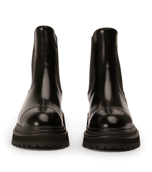 Black Tony Bianco Hurricane Black Hi Shine 5.5cm Combat Boots | PHCIF95968