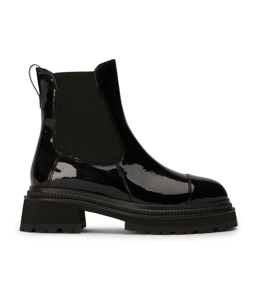 Black Tony Bianco Hurricane Black Hi Shine 5.5cm Combat Boots | PHCIF95968