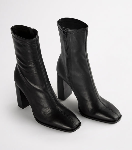 Black Tony Bianco Ines Black Como 10cm Heeled Boots | TPHWZ96290