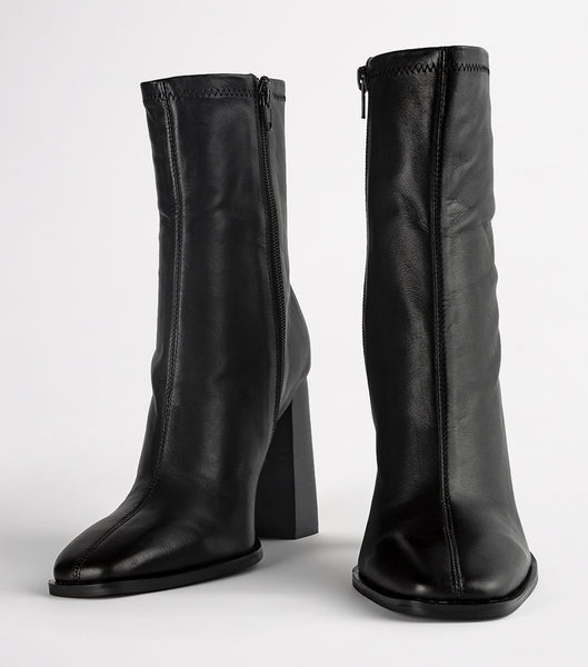 Black Tony Bianco Ines Black Como 10cm Heeled Boots | TPHWZ96290