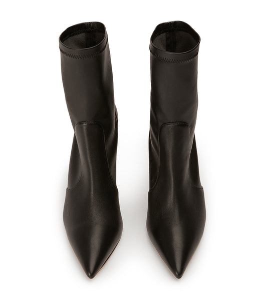 Black Tony Bianco Kartia Black Nappa/Black Venezia 9.5cm Stiletto Boots | PHCIF74807