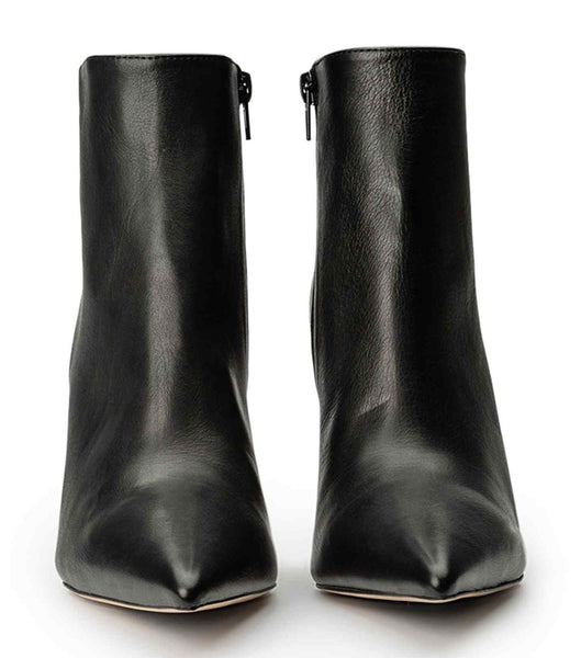 Black Tony Bianco Keanu Black Venice 9.5cm Heeled Boots | SPHNY22268