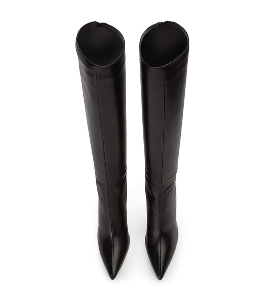 Black Tony Bianco Kortez Black Venice 9.5cm Mid Calf Boots | FPHHY13923